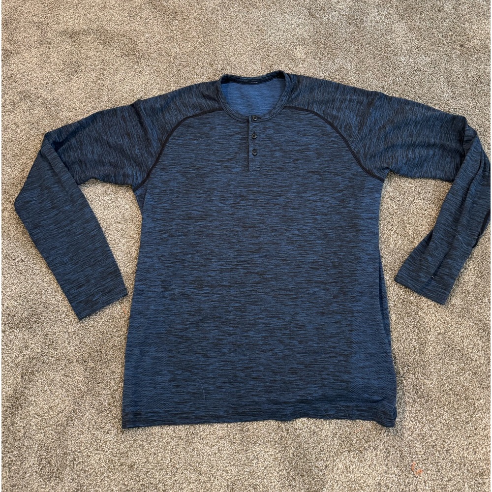 Lululemon Men’s Metal Vent Henley LS Shirt
